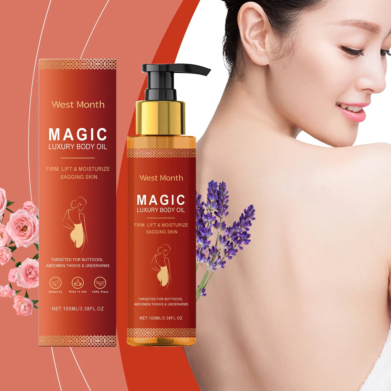 WEST MONTH Magic Luxury Body Oil – Winter Moisturizing & Firming Care