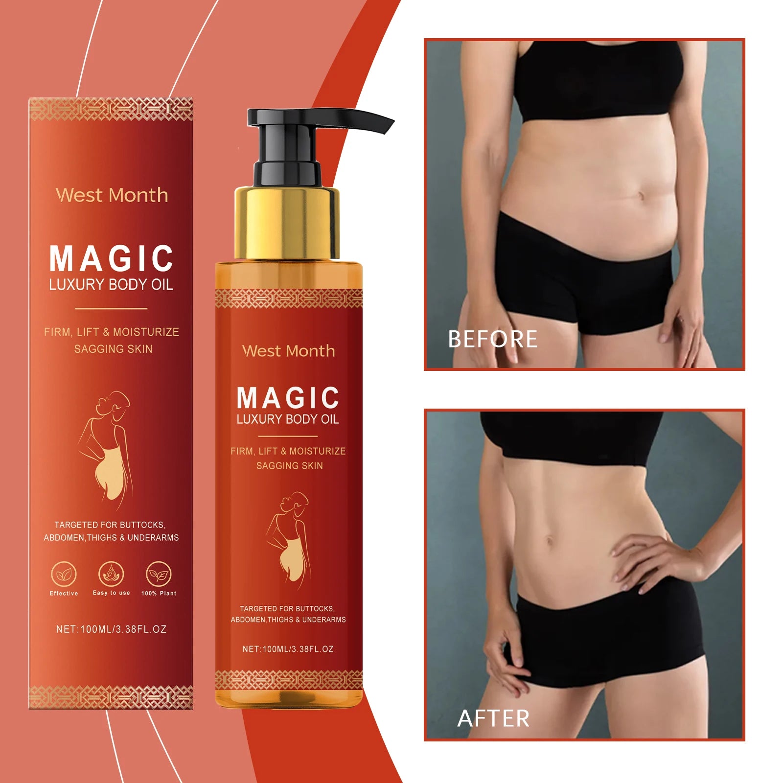 WEST MONTH Magic Luxury Body Oil – Winter Moisturizing & Firming Care