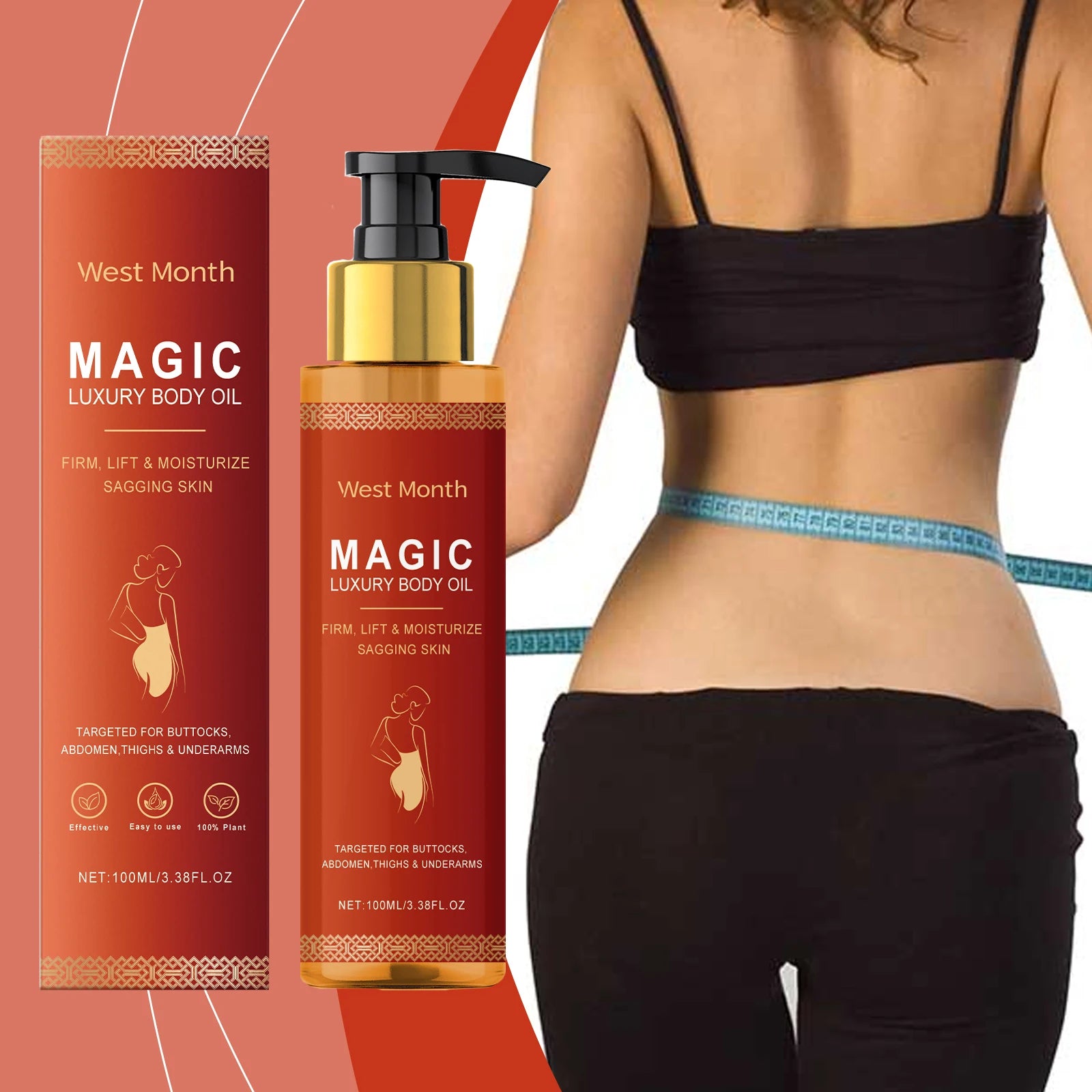 WEST MONTH Magic Luxury Body Oil – Winter Moisturizing & Firming Care