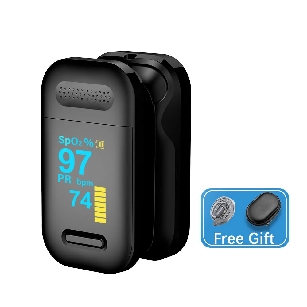 Yongrow Medical Finger Pulse Oximeter – OLED Blood Oxygen & Heart Rate Monitor