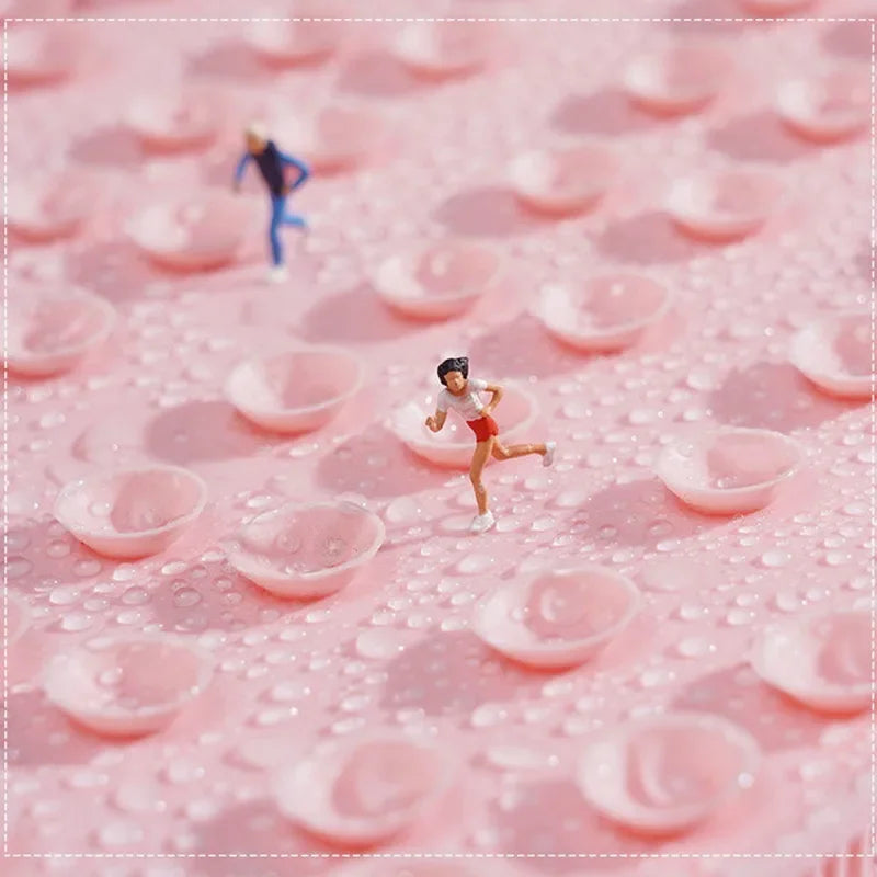 Silicone Foot & Back Scrub Mat – Non-Slip Massage Shower Pad