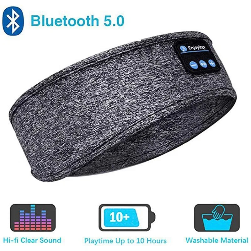 Bluetooth Headband Earphones – Wireless Music & Sleep Eye Mask