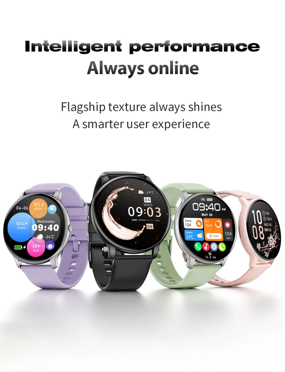 2025 Smartwatch for Women & Men – Bluetooth Call & Fitness Tracker