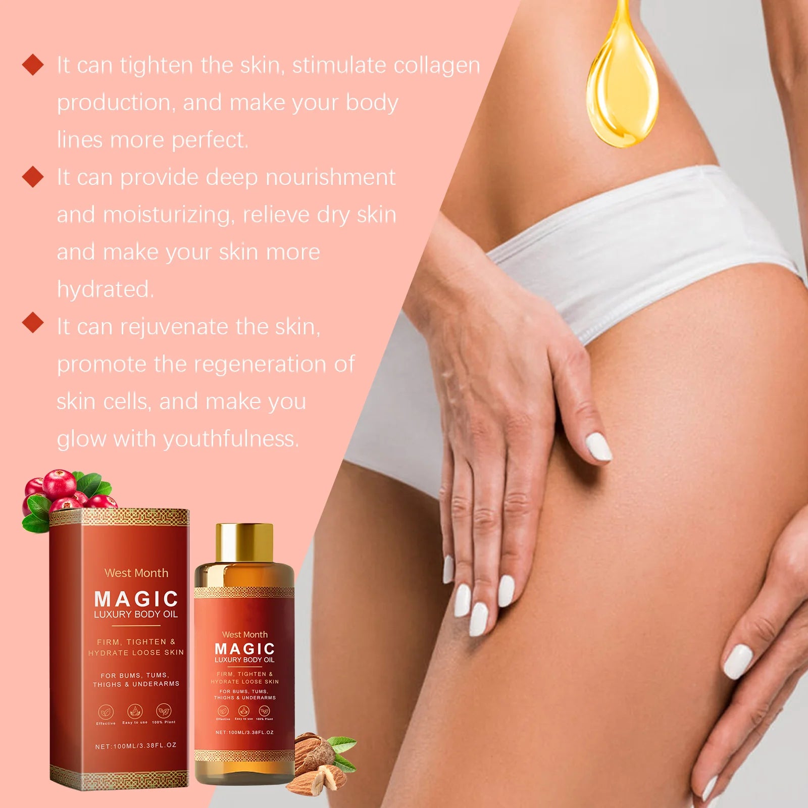 Magic Luxury Body Oil – Deep Moisturizing & Firming Treatment
