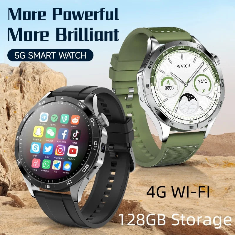 GoldenSpike LM01 5G LTE Android Smartwatch – Dual Camera & GPS