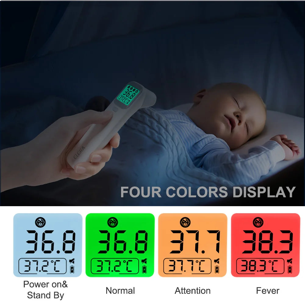 ELERA Infrared Digital Thermometer – Non-Contact Forehead & Ear