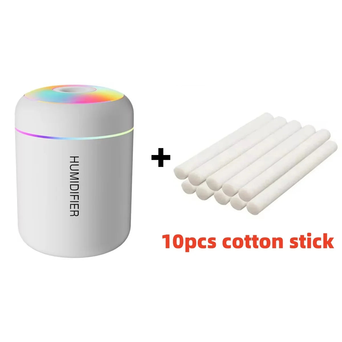 180ml Mini USB Air Humidifier & Aroma Diffuser – Portable for Car & Home