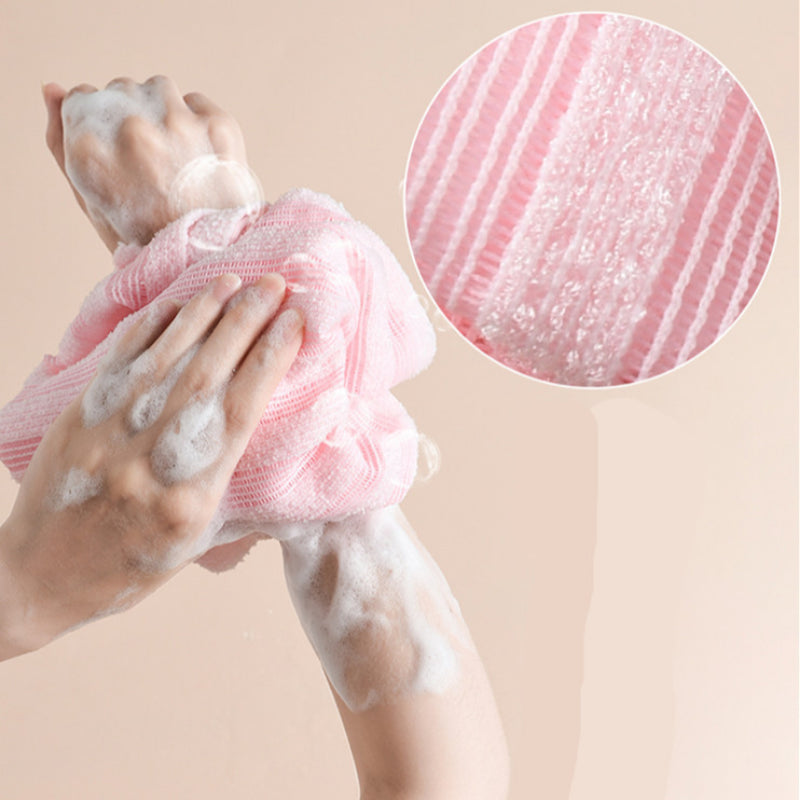 Japanese Nylon Bath Scrubber – Back & Body Exfoliating Towel