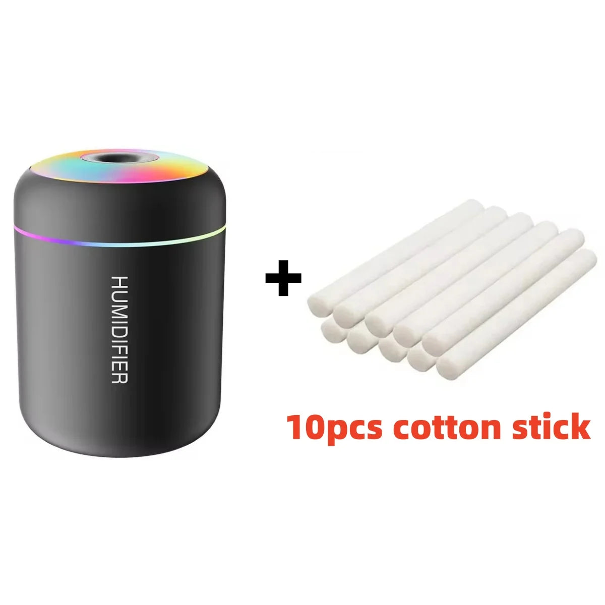 180ml Mini USB Air Humidifier & Aroma Diffuser – Portable for Car & Home