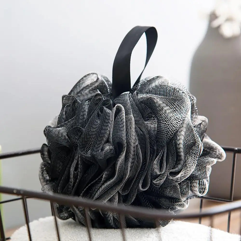 Soft Mesh Shower Sponge – Exfoliating Bath Bubble Scrubber Ball