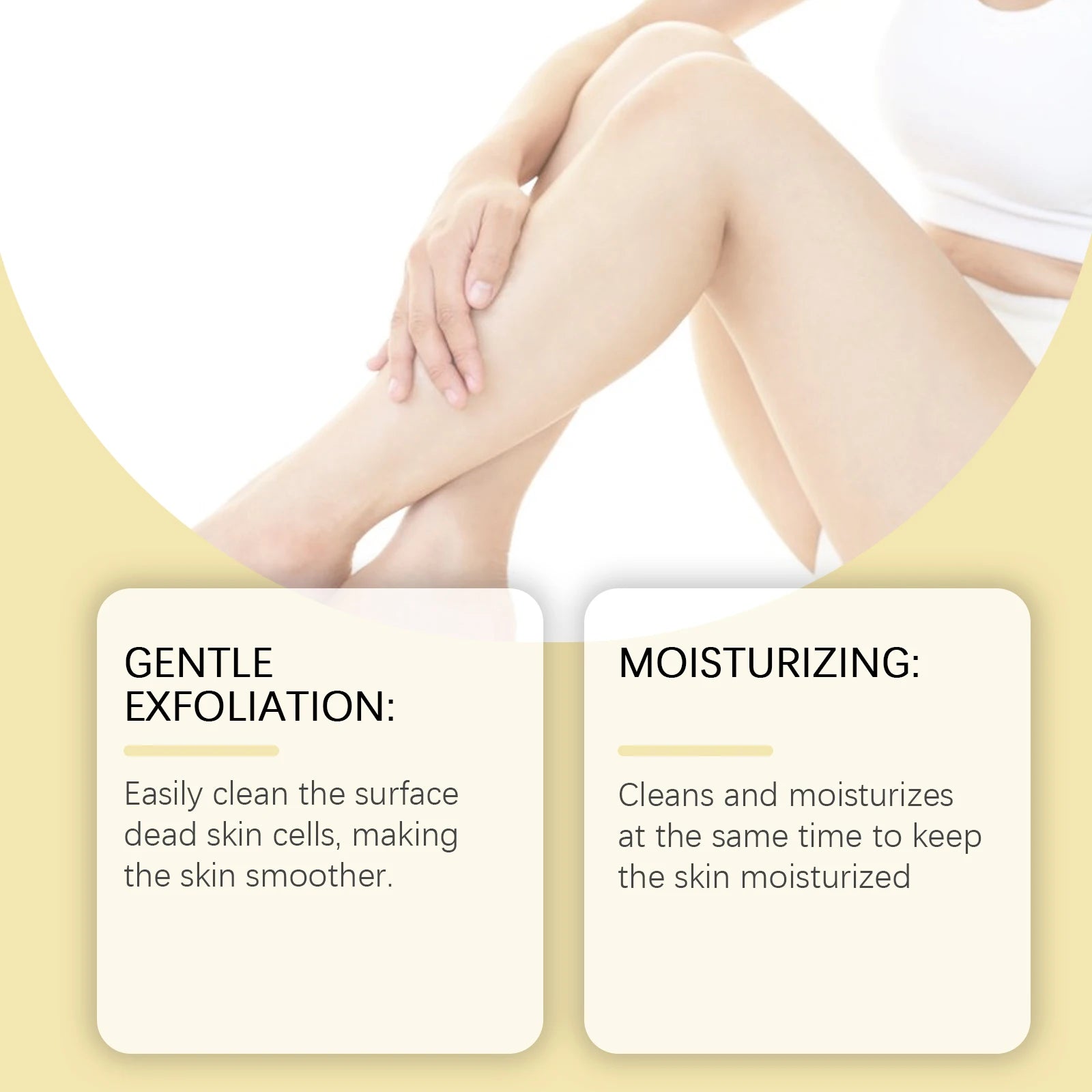 Lemon Exfoliating Sugar Scrub – Moisturizing Body Cleanser