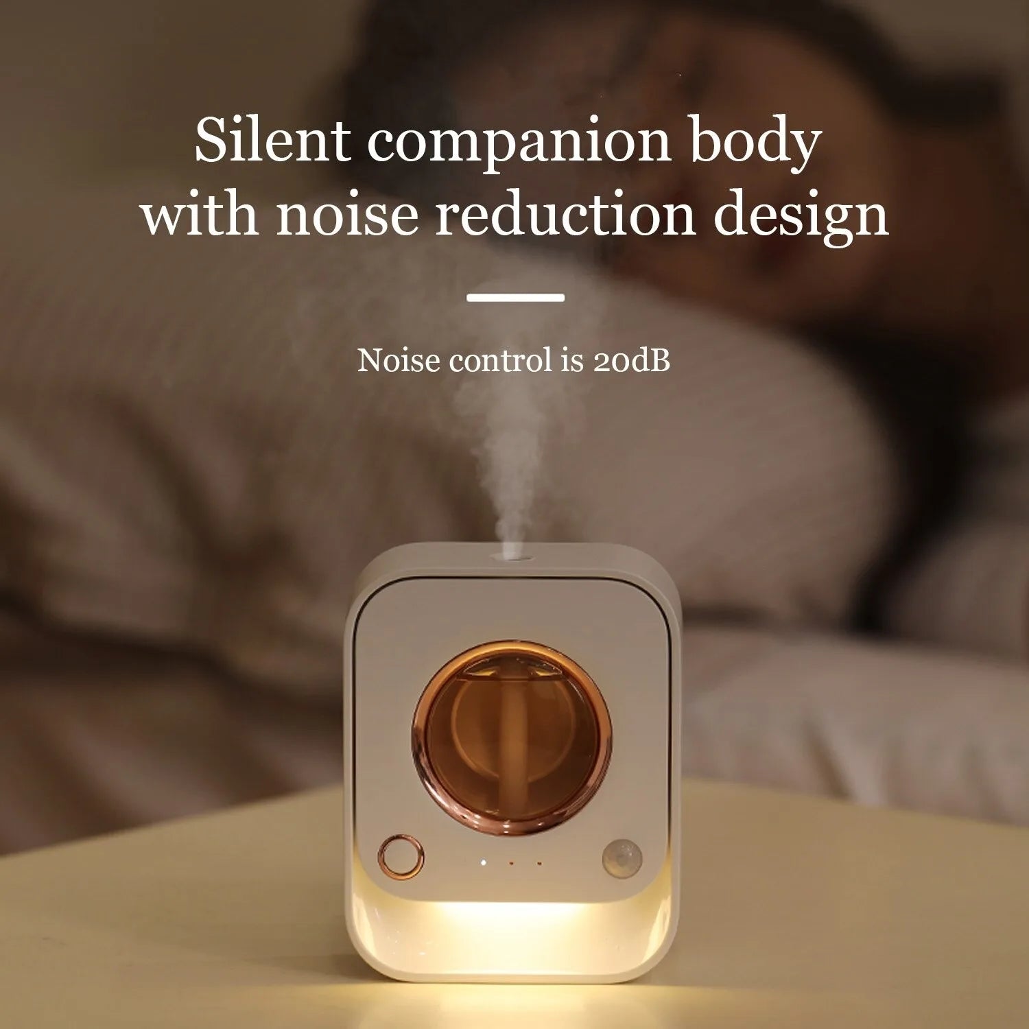 Automatic Aromatherapy Humidifier – Digital Display & LED Lights