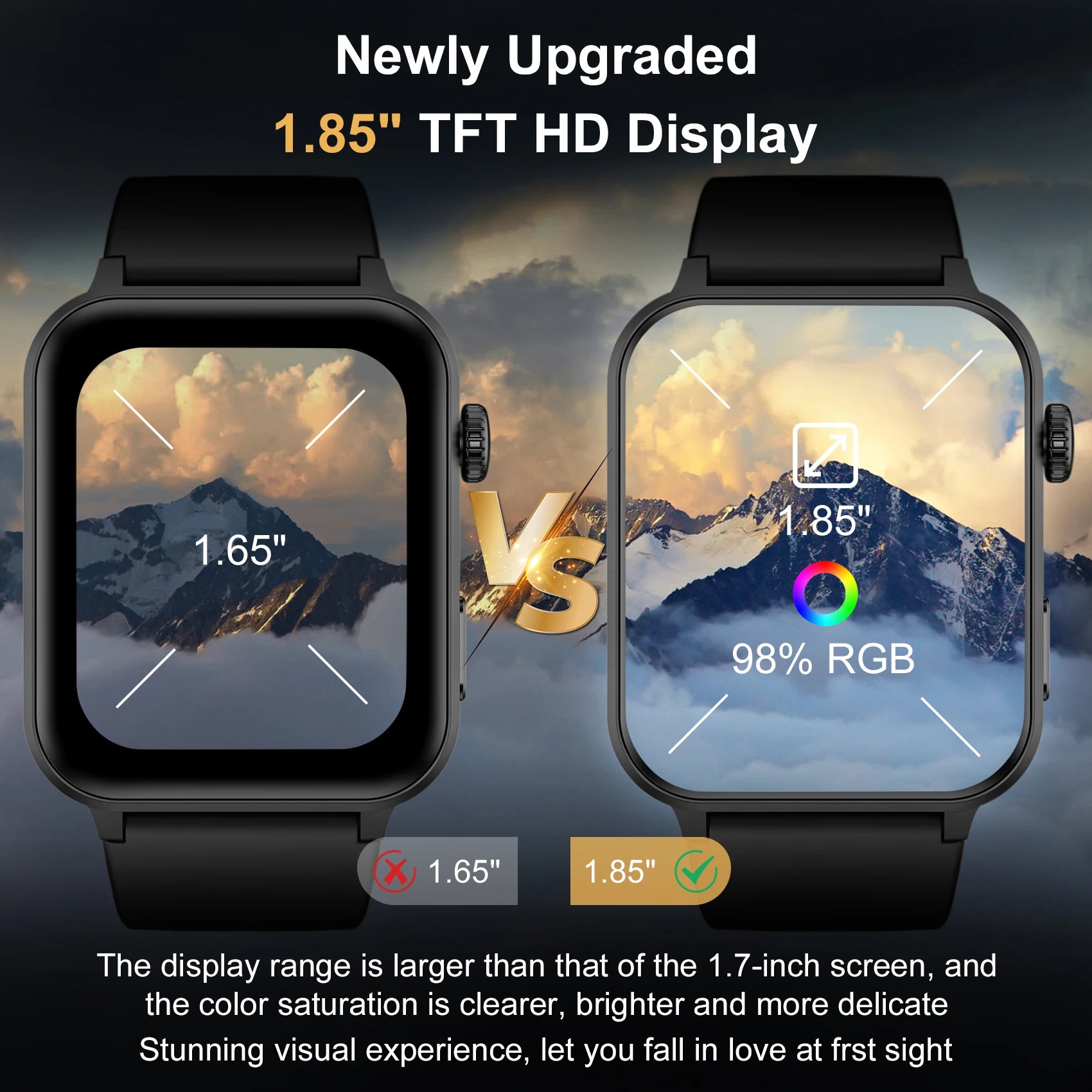 Baolubao 1.85" Smartwatch – Bluetooth Call & Health Monitor for Men