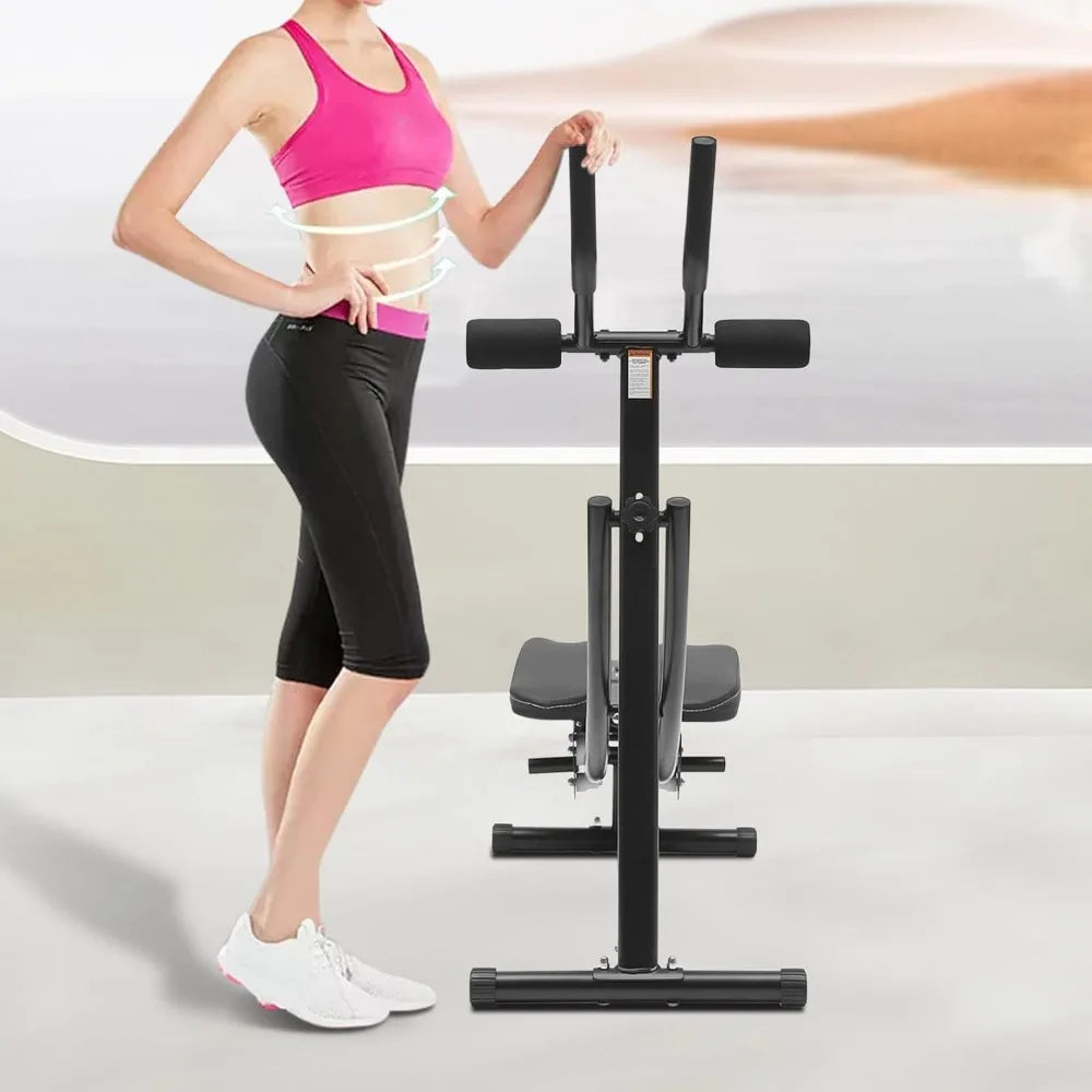 Foldable Ab Machine – Adjustable Core & Full Body Workout Equipment