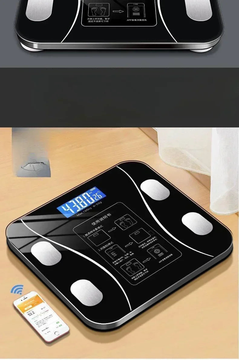 Smart Bluetooth Body Fat Scale – Digital BMI & Fitness Tracker