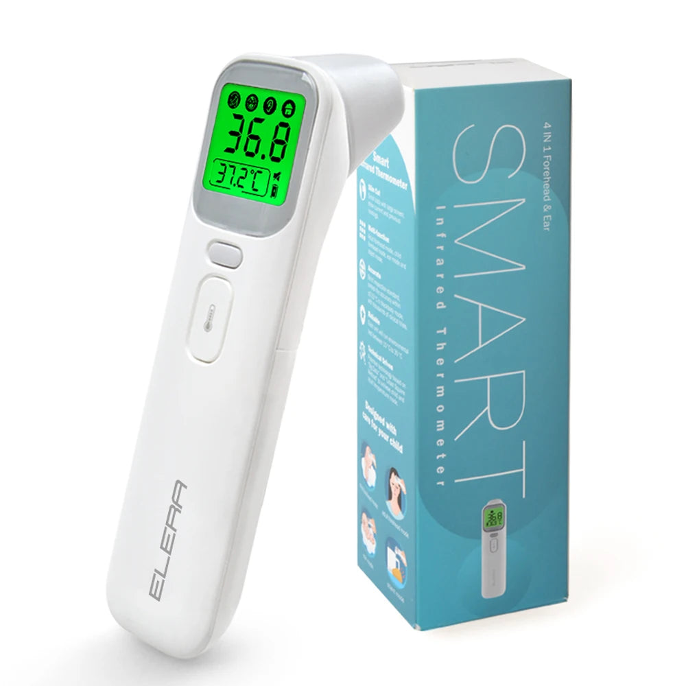 ELERA Infrared Digital Thermometer – Non-Contact Forehead & Ear