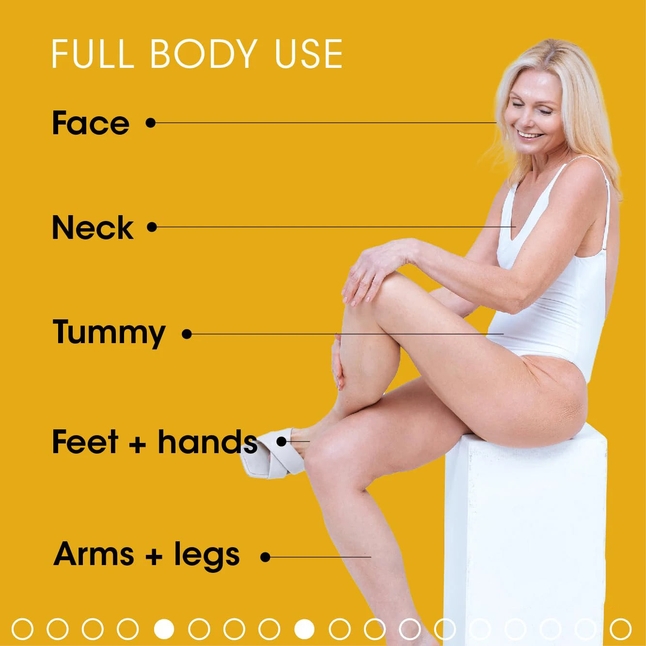 500ml Whitening Body Lotion – AHA + Vitamin C & E Brightening Cream