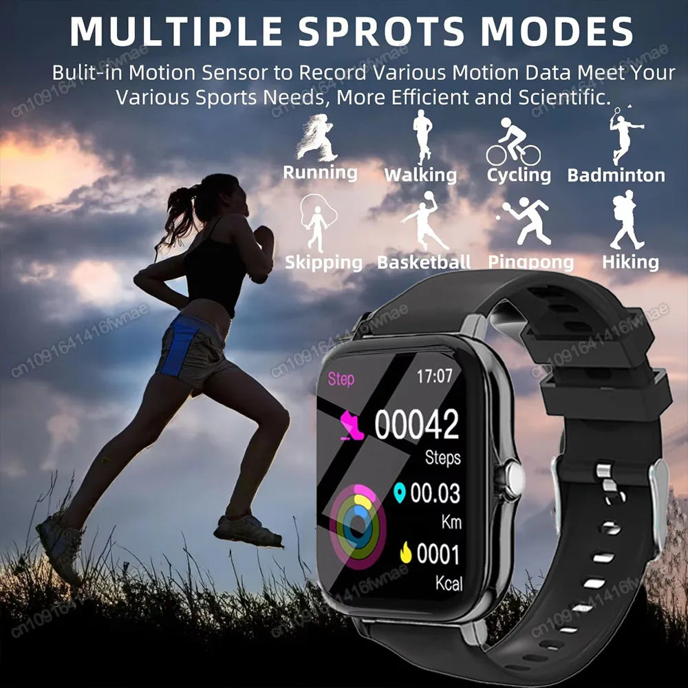 1.83'' Waterproof Smartwatch – Call, Sleep & Fitness Tracker
