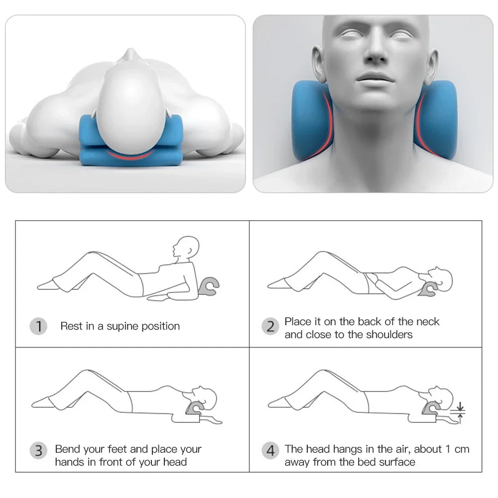 Cervical Shiatsu Massage Pillow – U-Shaped Neck & Shoulder Relaxation