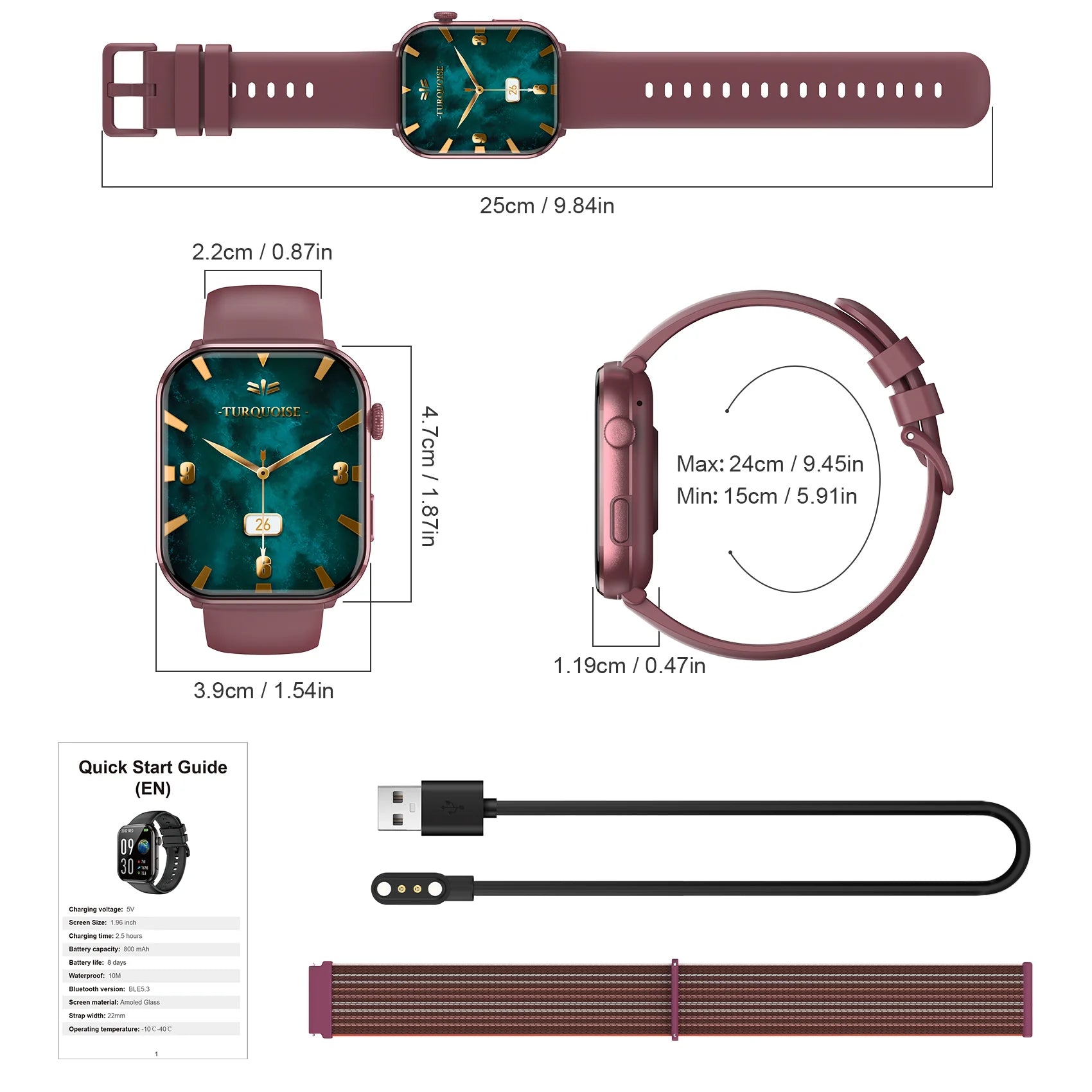 2025 Blackview R60 Smartwatch – AMOLED Display & Bluetooth Calling