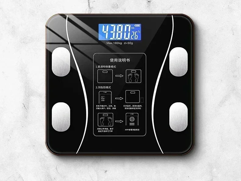Smart Bluetooth Body Fat Scale – Digital BMI & Fitness Tracker