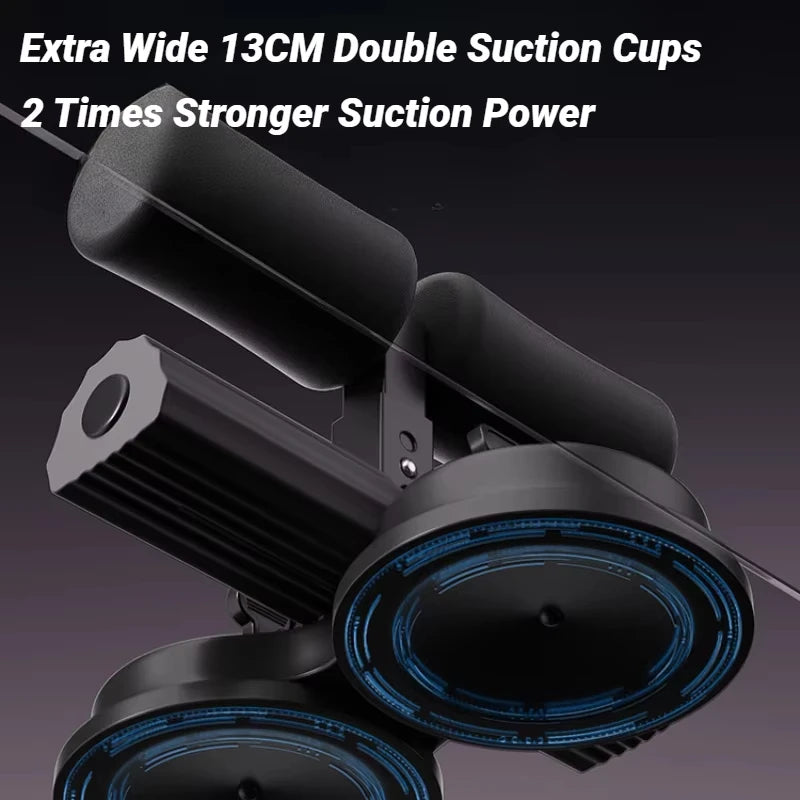 Adjustable Sit-Up Bar with Suction Cups – Ankle Support for Home Workouts