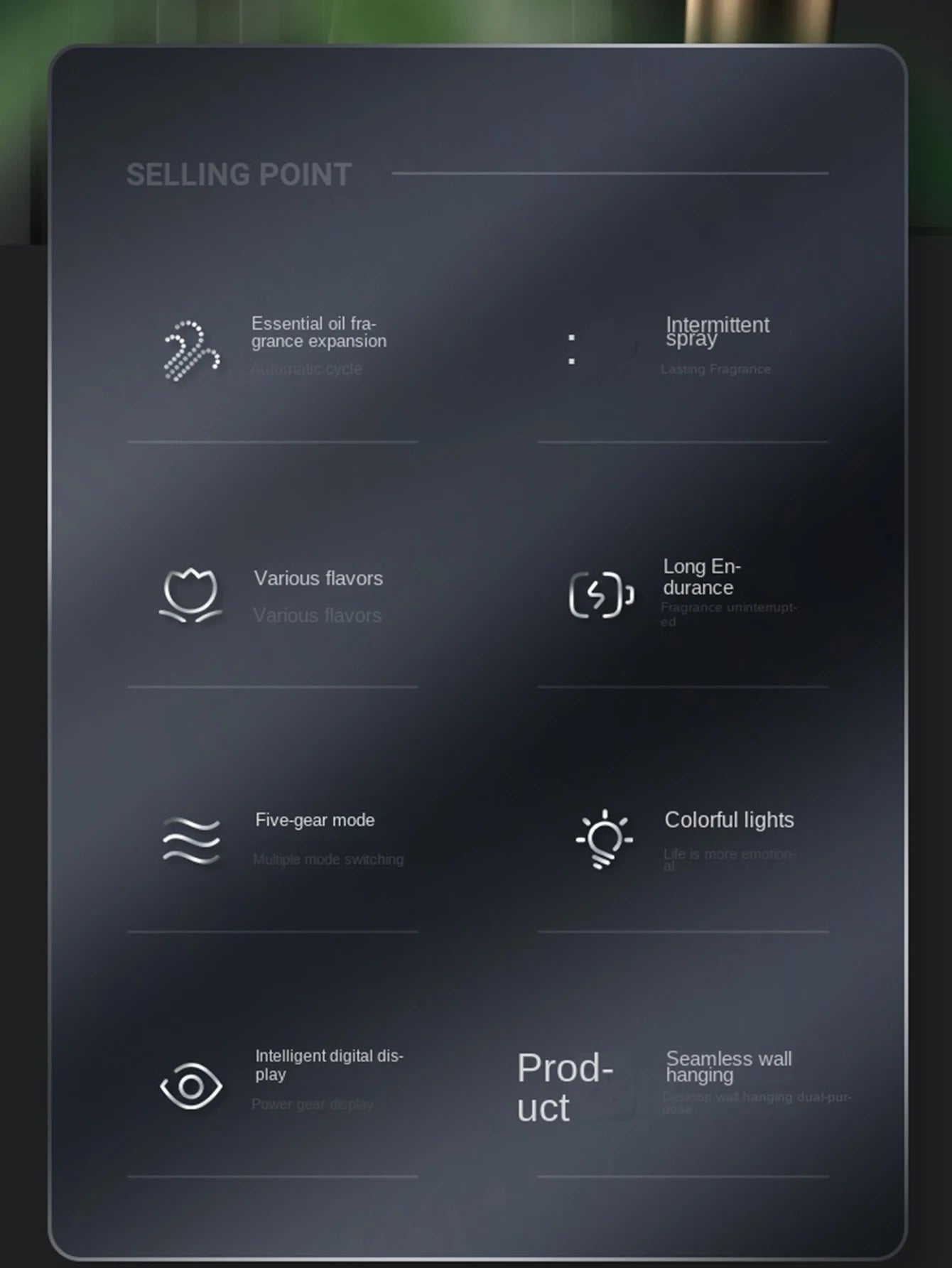 Automatic Aromatherapy Humidifier – Digital Display & LED Lights