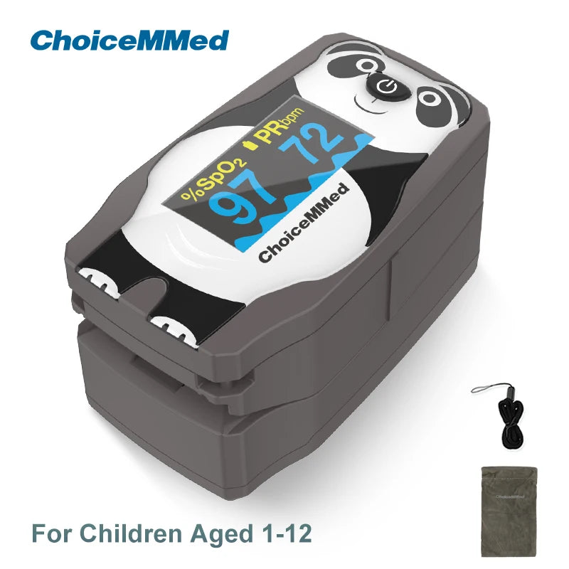 Pediatric Finger Pulse Oximeter – SpO2 & Heart Rate Monitor (OLED Display)