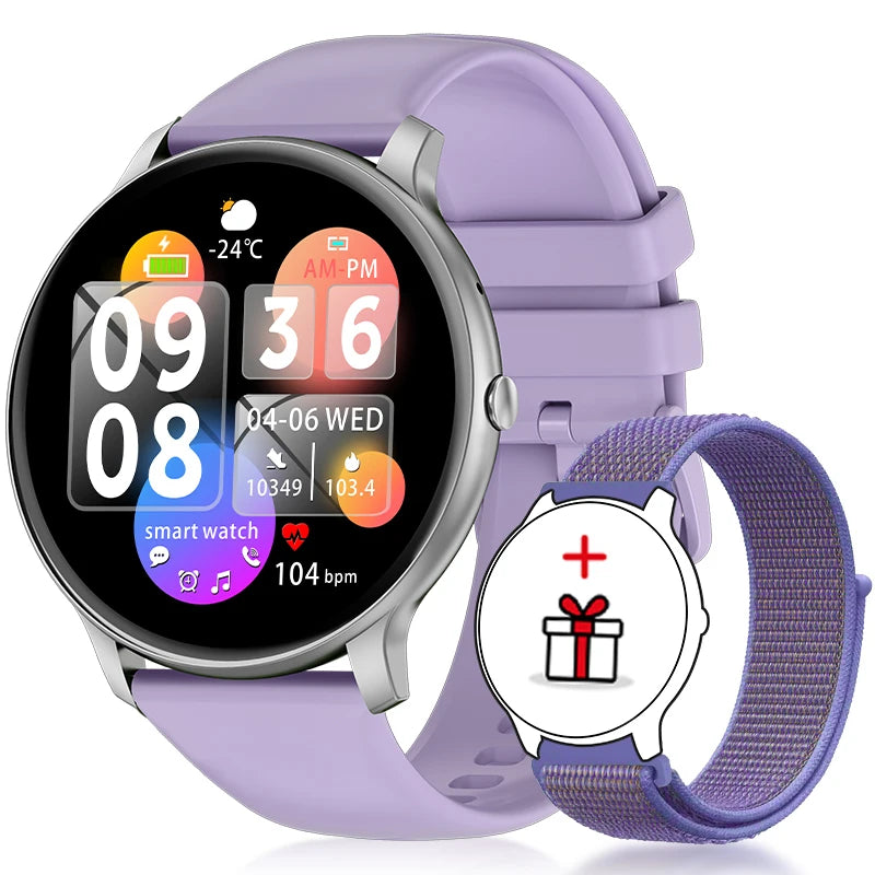 2025 Smartwatch for Women & Men – Bluetooth Call & Fitness Tracker