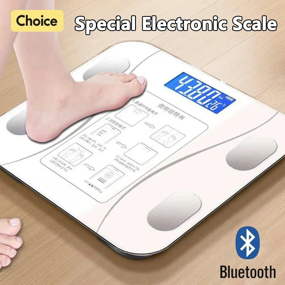 Smart Bluetooth Body Fat Scale – Digital BMI & Fitness Tracker