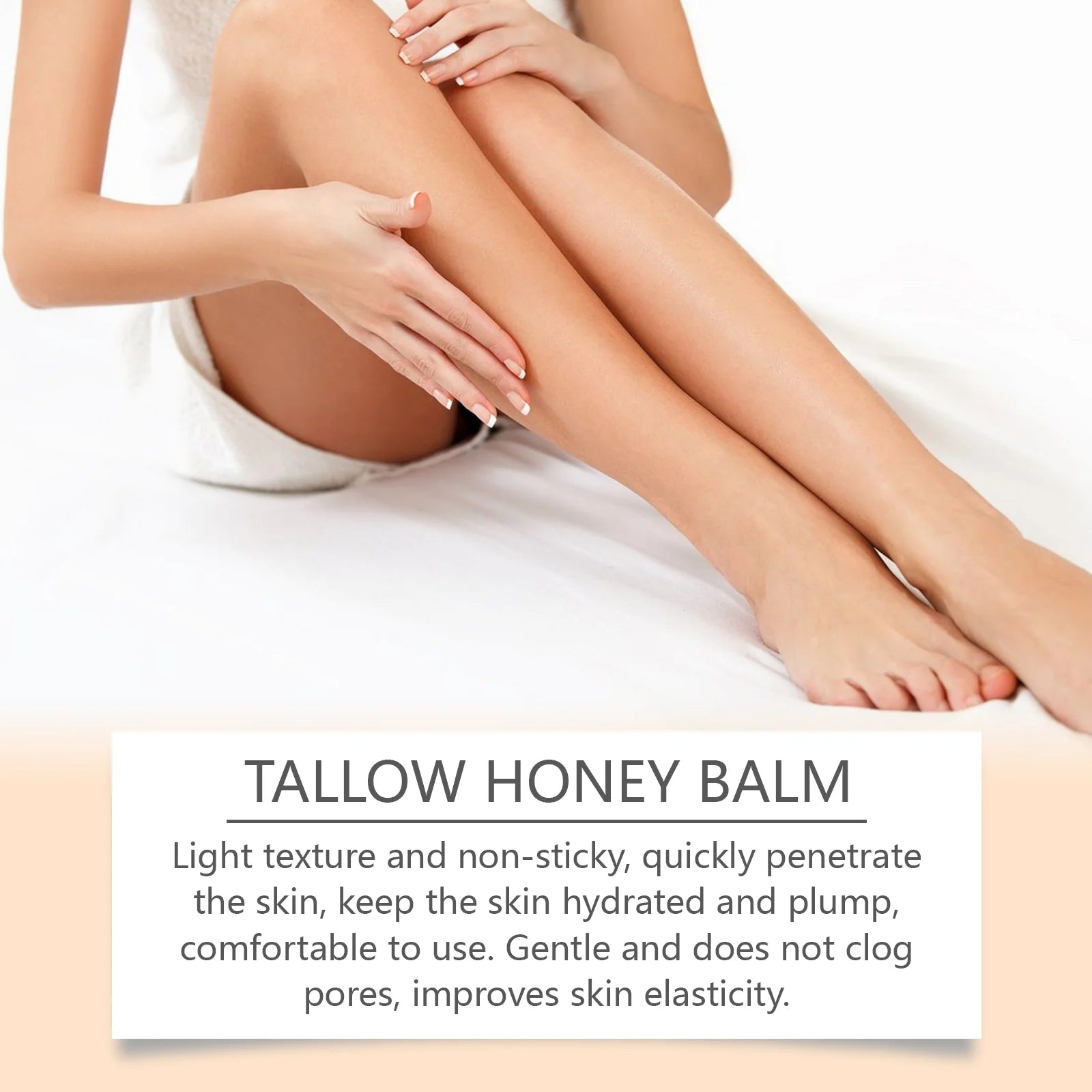 Beef Tallow Honey Moisturizer – Whipped Nourishing Face & Body Cream