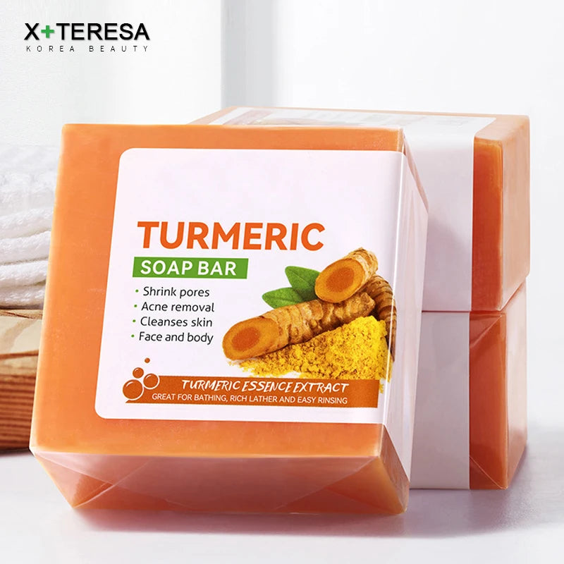 Handmade Turmeric Soap – Brightening Body & Face Cleanser