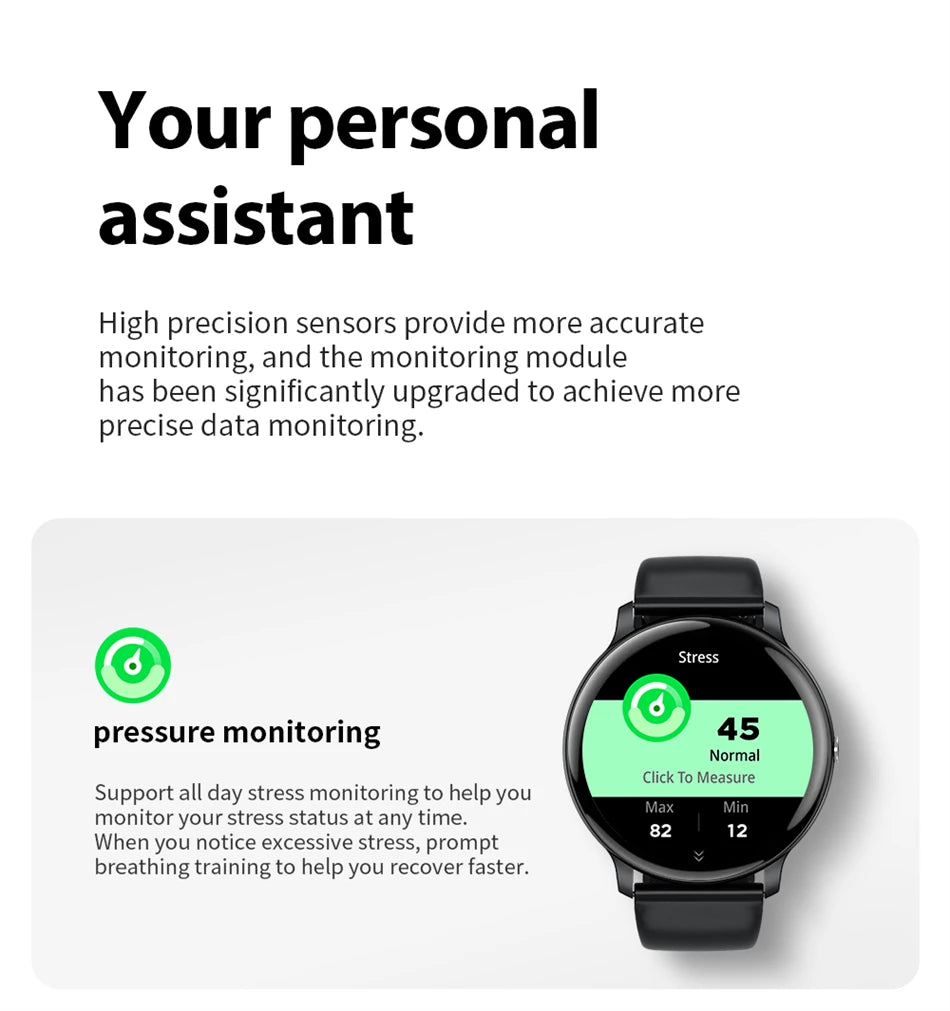 2025 Smartwatch for Women & Men – Bluetooth Call & Fitness Tracker