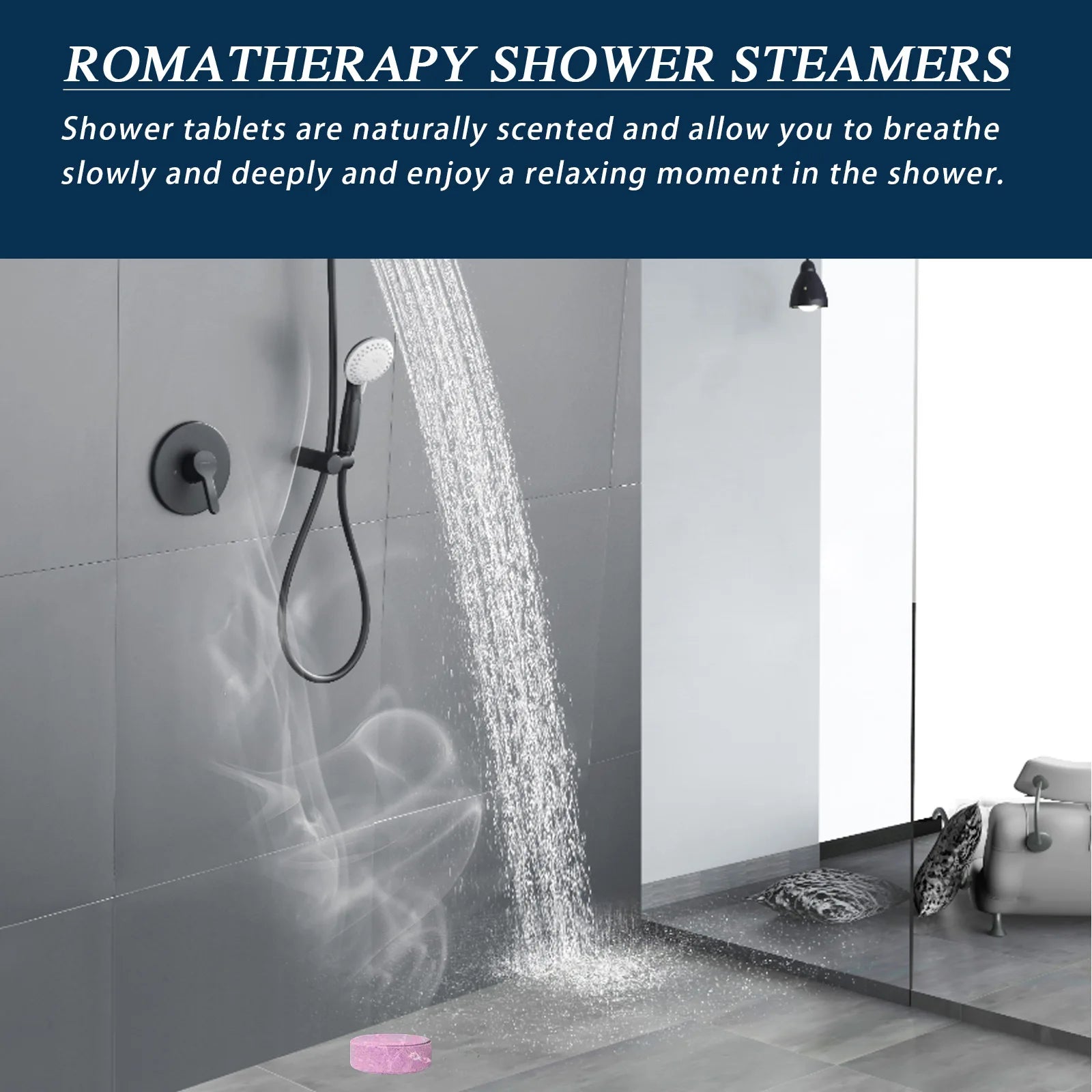 EELHOE Shower Steamers – Aromatherapy Stress Relief Tablets