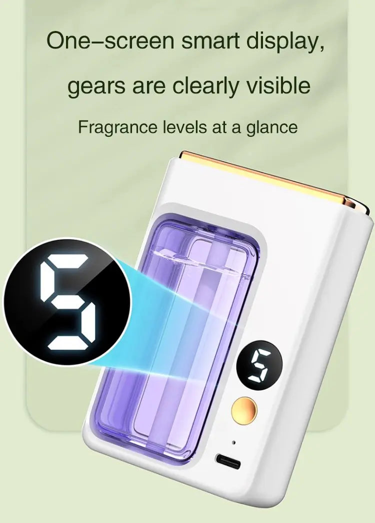 Automatic Car Aromatherapy Diffuser – Jasmine Essential Oil Humidifier