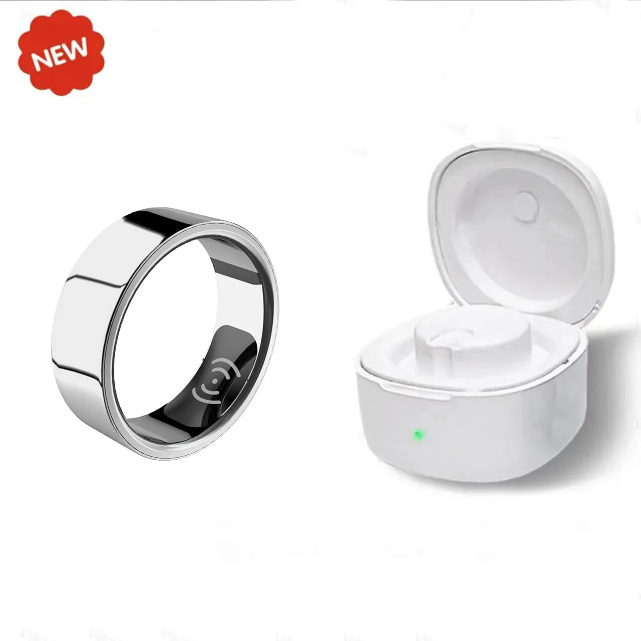 Smart Ring SR200 – Health Tracker for Heart Rate, SpO₂ & Temperature