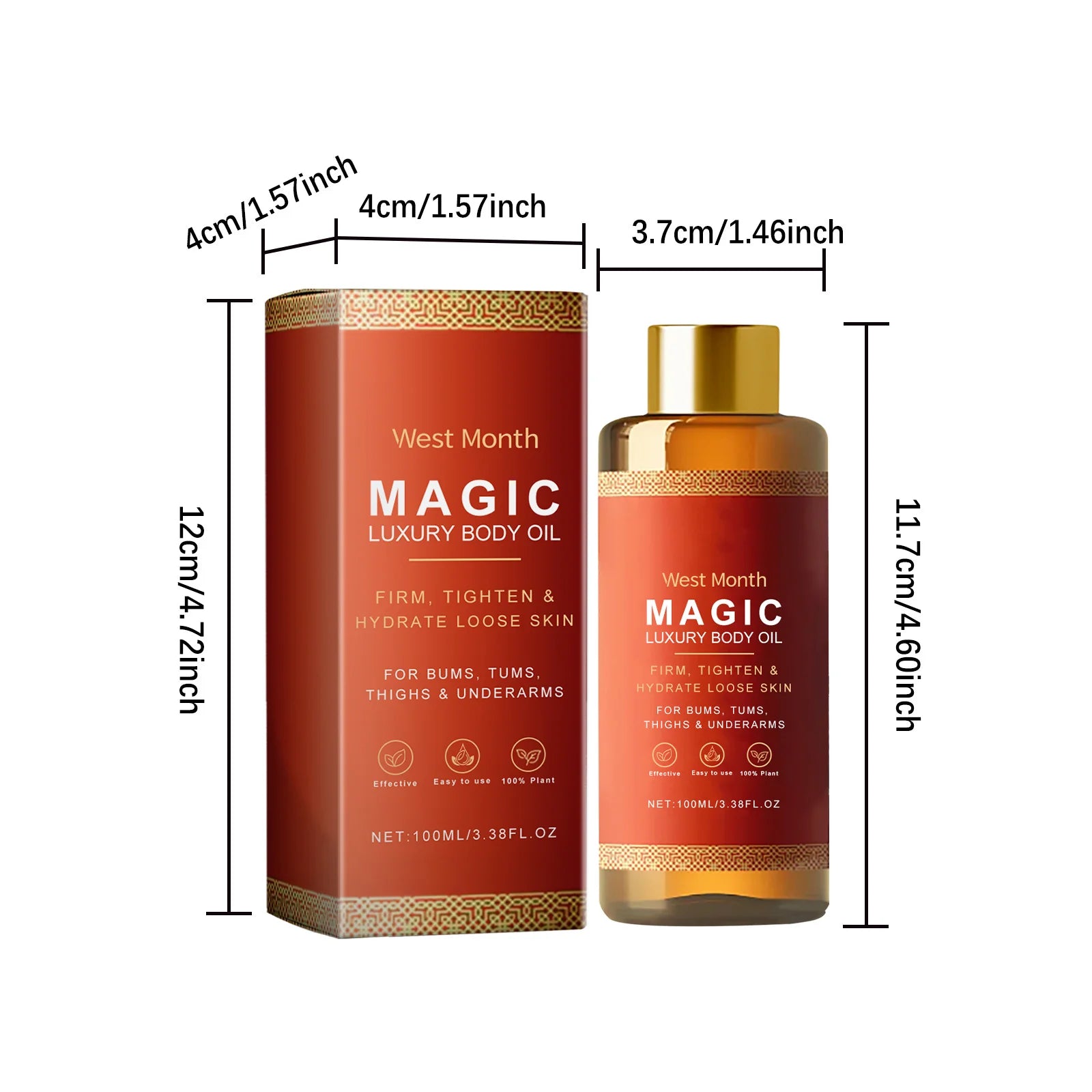 Magic Luxury Body Oil – Deep Moisturizing & Firming Treatment