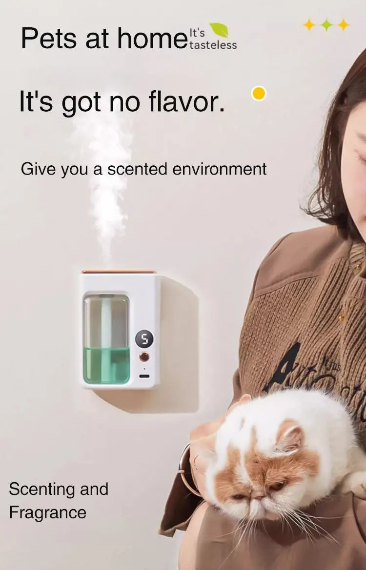 Automatic Car Aromatherapy Diffuser – Jasmine Essential Oil Humidifier