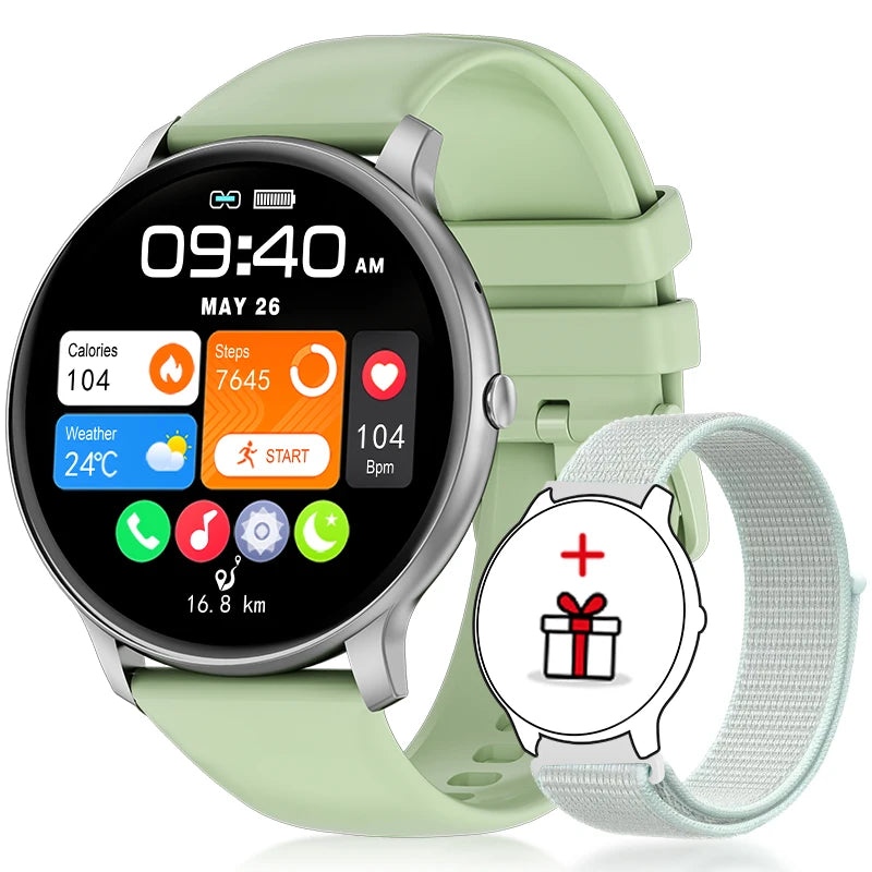 2025 Smartwatch for Women & Men – Bluetooth Call & Fitness Tracker
