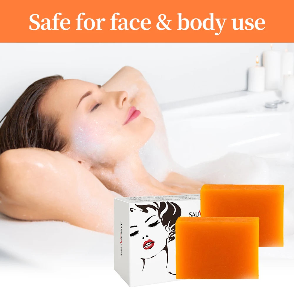 2Pcs Handmade Kojic Acid Soap – Mild Brightening Exfoliator