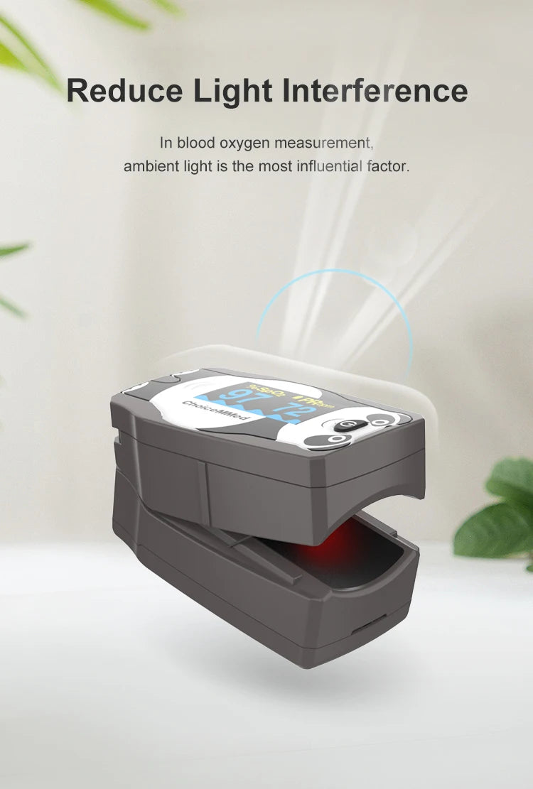 Pediatric Finger Pulse Oximeter – SpO2 & Heart Rate Monitor (OLED Display)