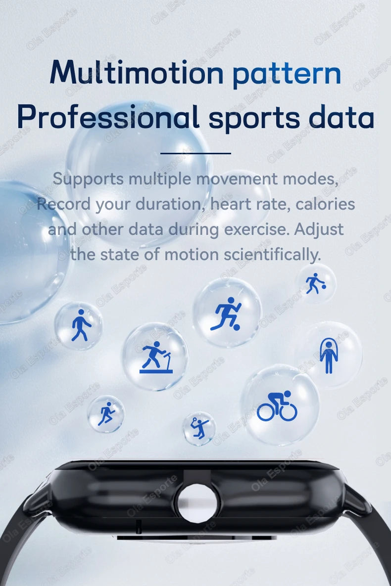 1.83'' Waterproof Smartwatch – Call, Sleep & Fitness Tracker