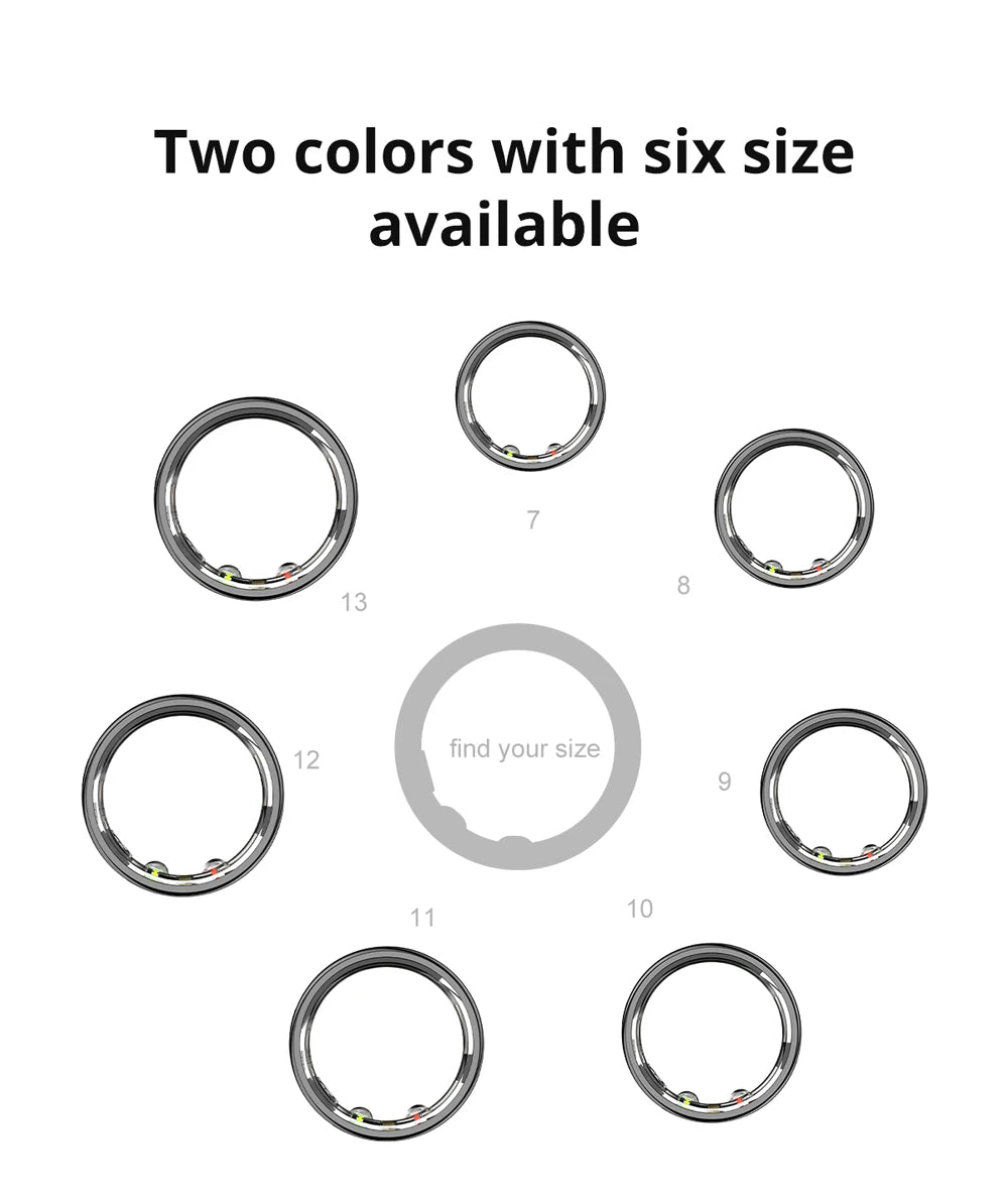 COLMI R10 Smart Ring – Health Tracker with Charging Case