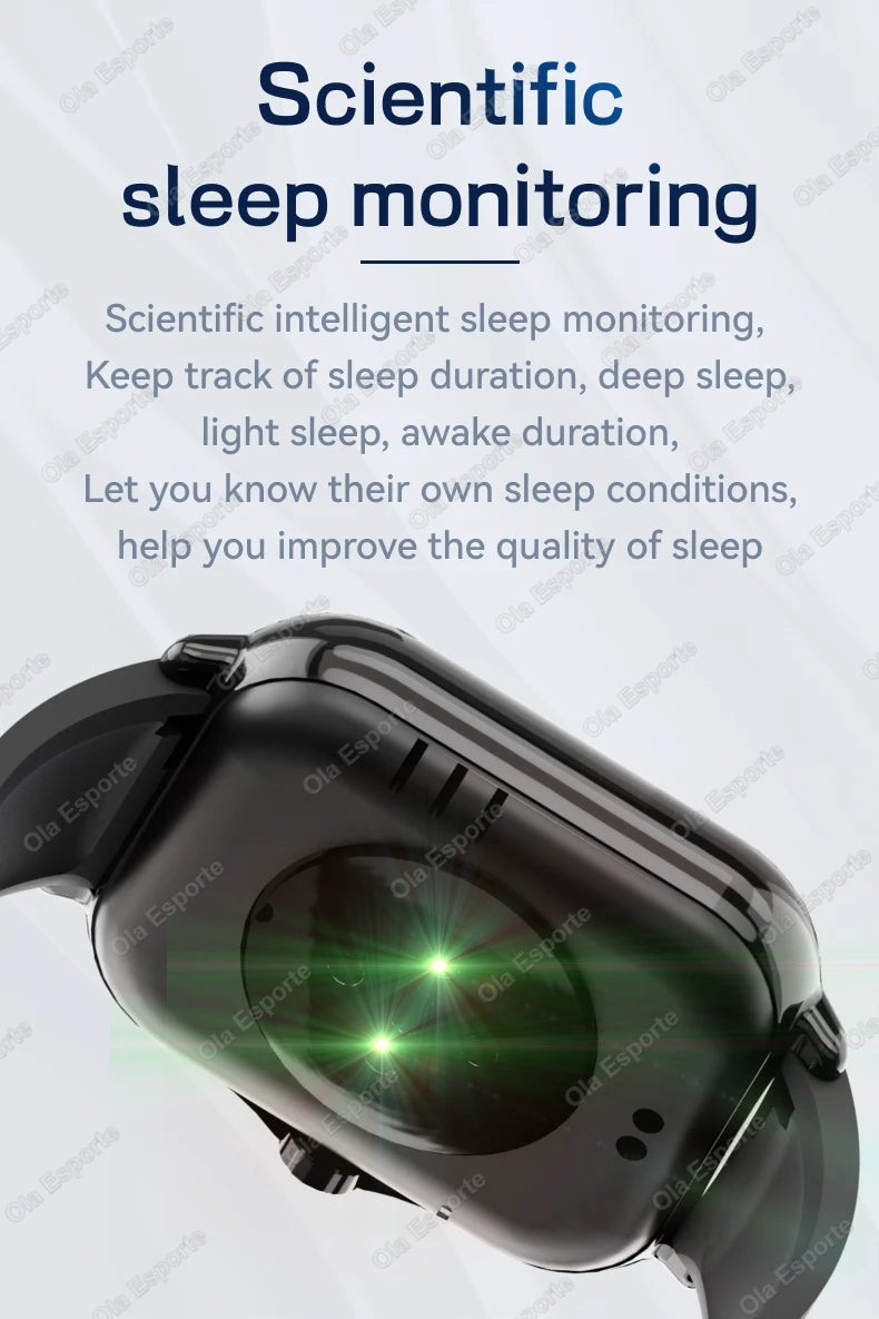 1.83'' Waterproof Smartwatch – Call, Sleep & Fitness Tracker