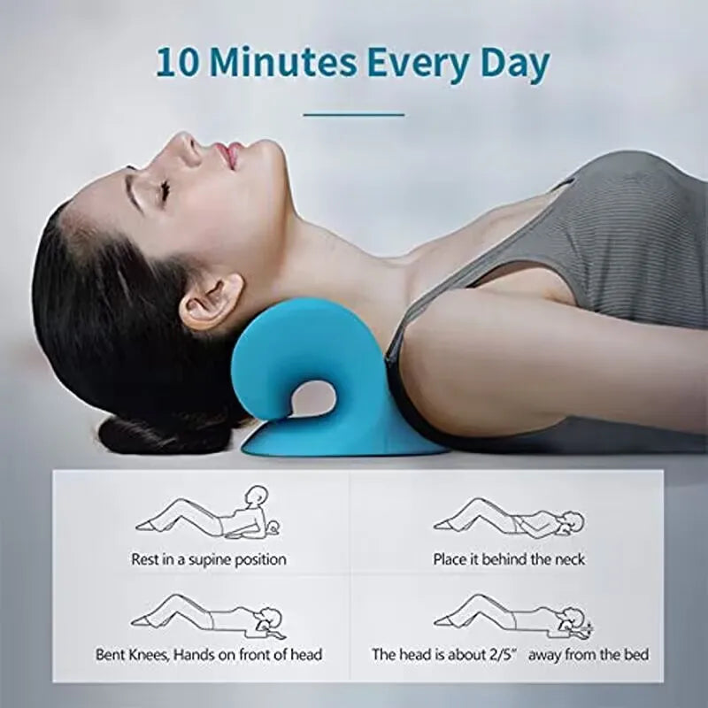 Cervical Shiatsu Massage Pillow – U-Shaped Neck & Shoulder Relaxation