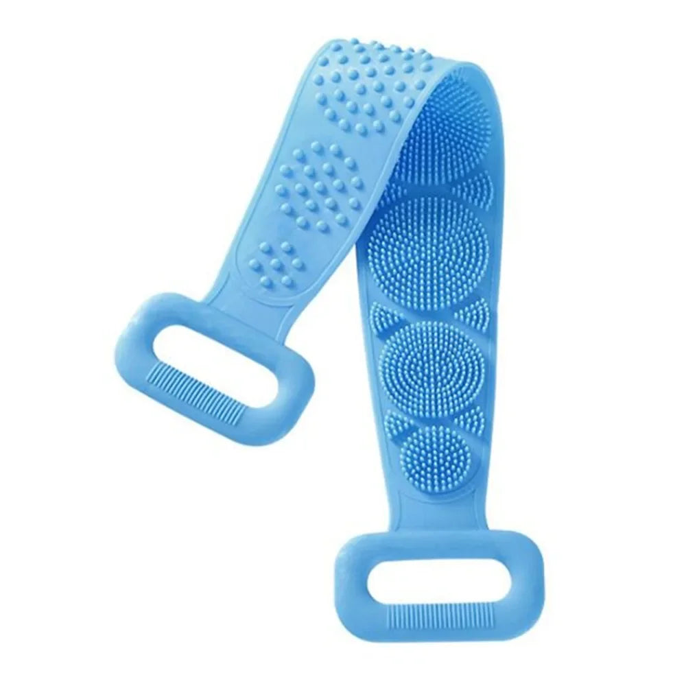 Silicone Body Scrubber – Exfoliating Back Massage Shower Brush