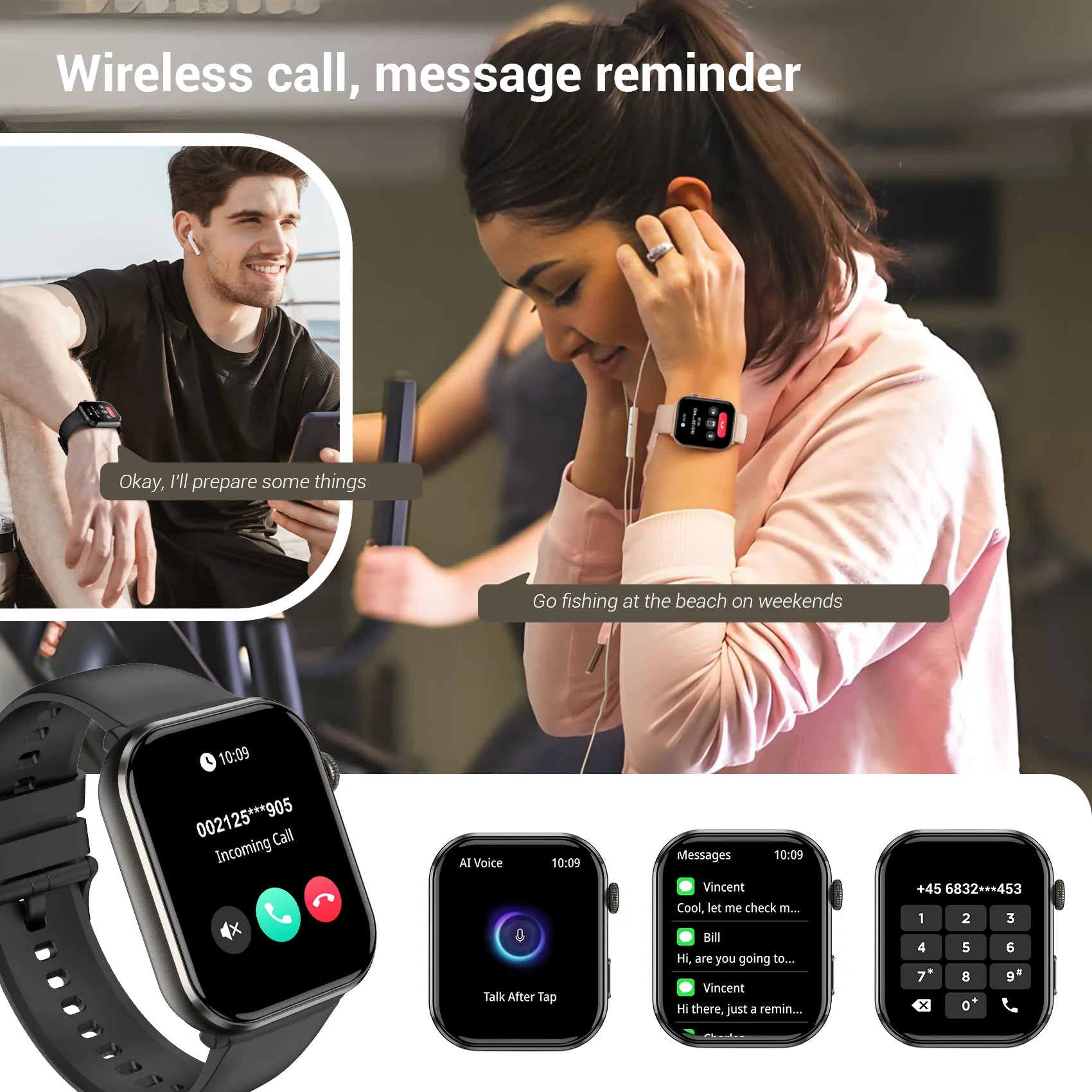 2025 Blackview R60 Smartwatch – AMOLED Display & Bluetooth Calling