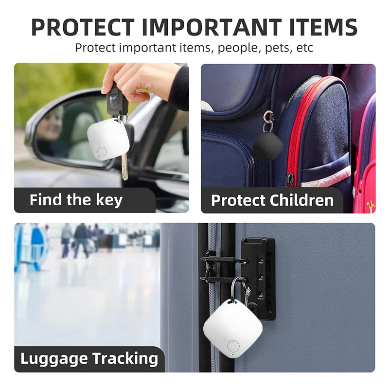 Mini Bluetooth GPS Tracker – Smart Anti-Lost Locator for Kids, Bags & Wallets