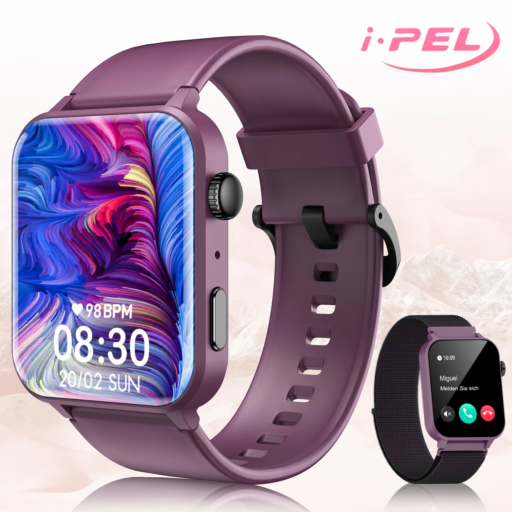 Baolubao 1.85" Smartwatch – Bluetooth Call & Health Monitor for Men