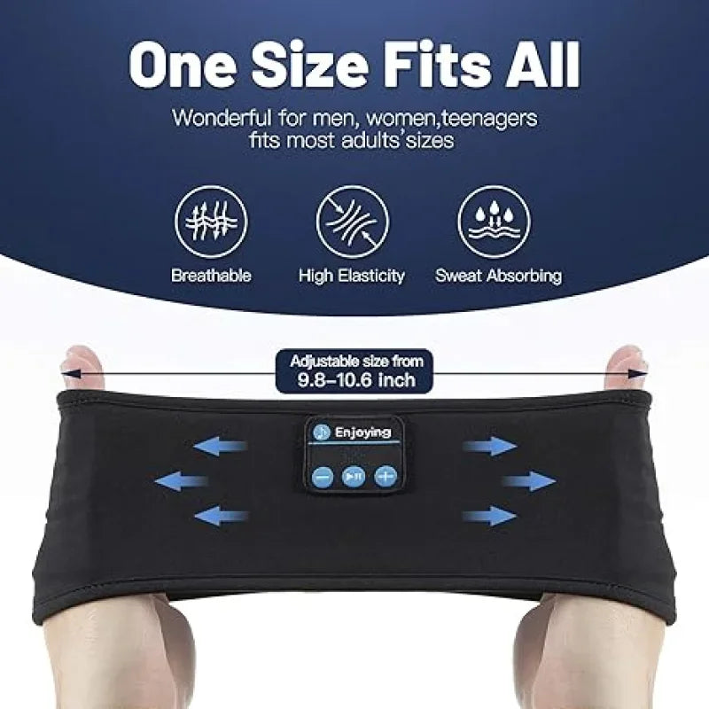 Bluetooth Headband Earphones – Wireless Music & Sleep Eye Mask